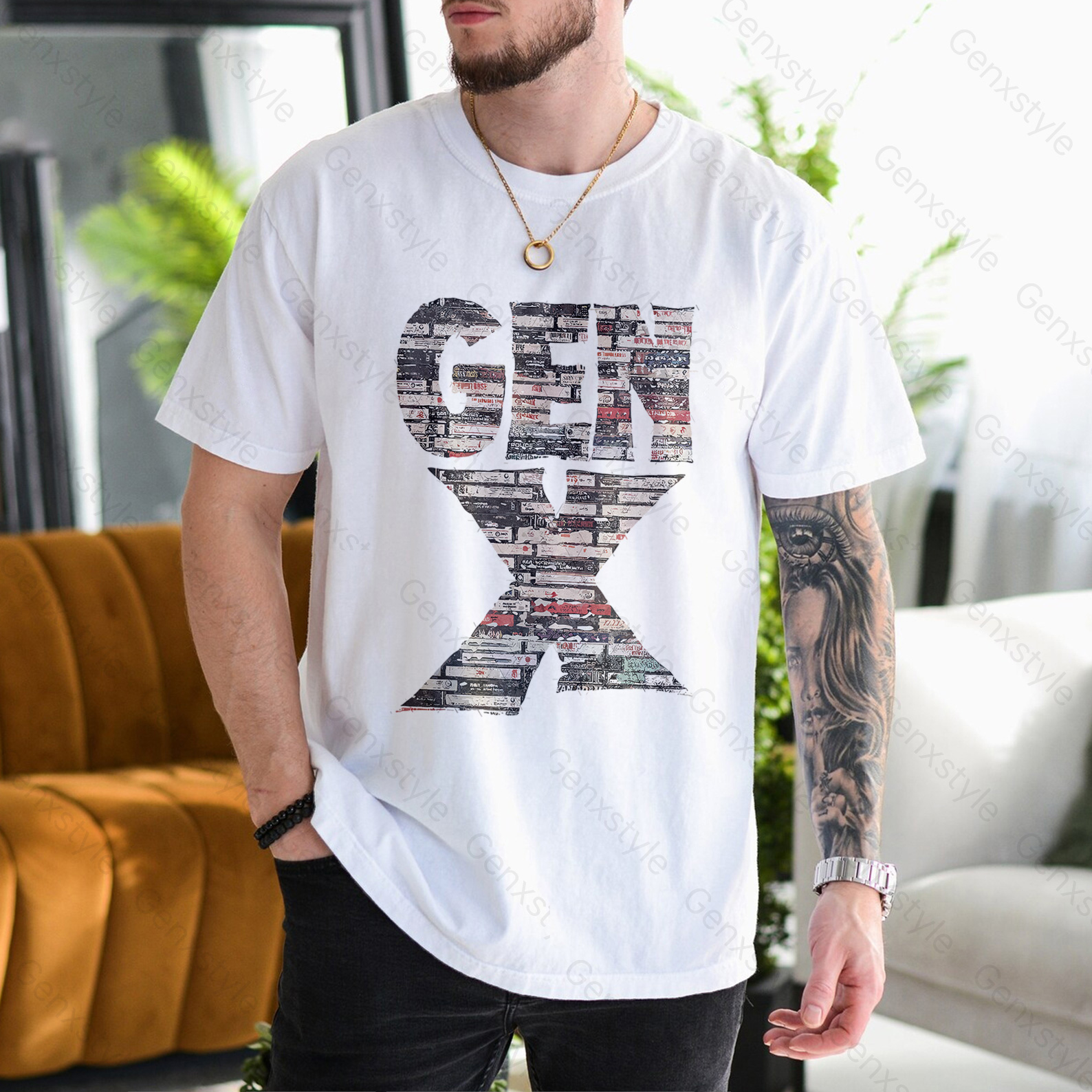 Gen X 80s Rock Cassettes T-shirt