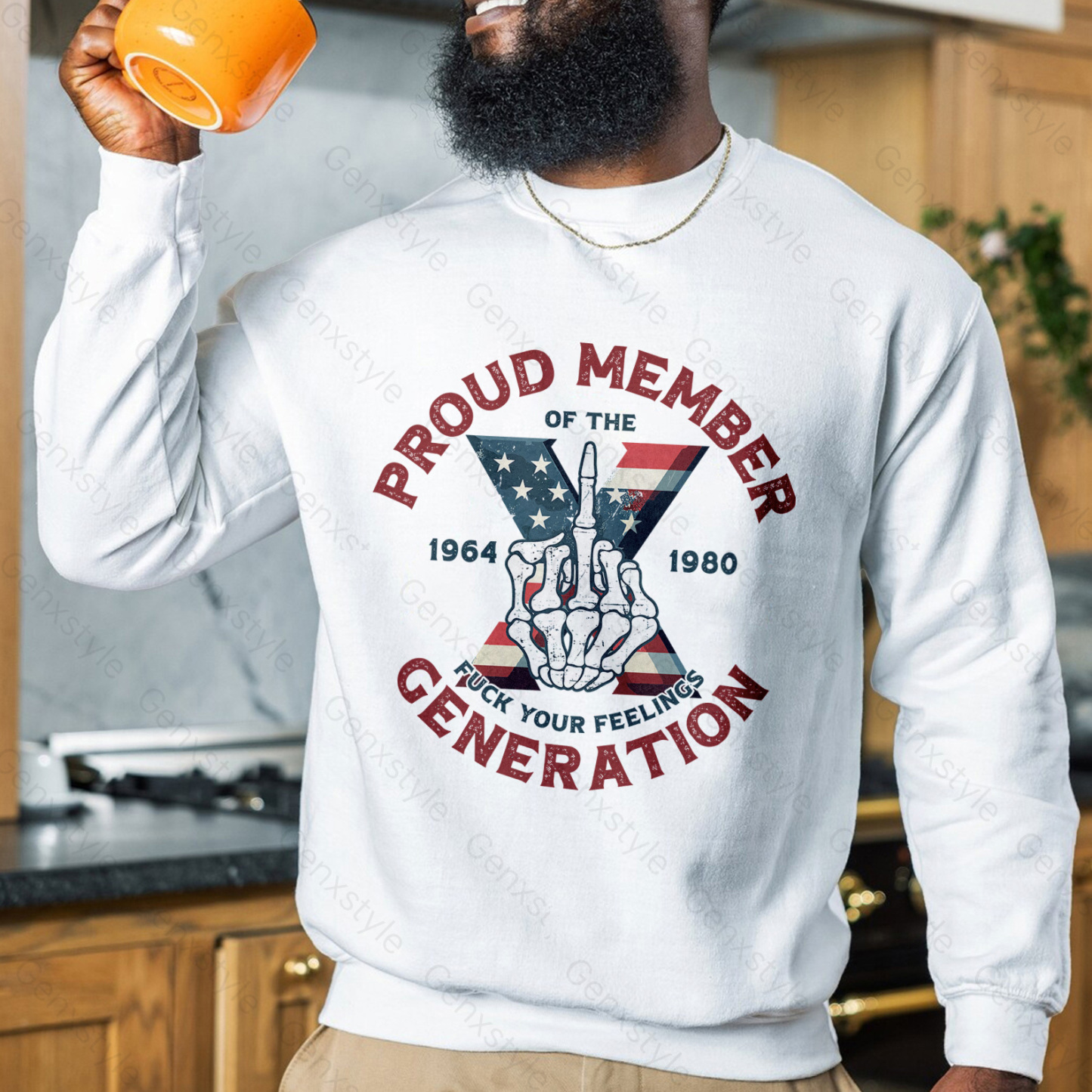 American Flag Crewneck