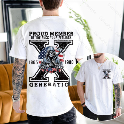 Generation X Skull Design T-shirt