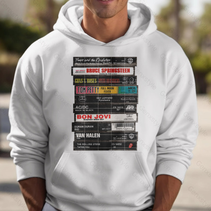 Rock Cassettes Tape Hoodie