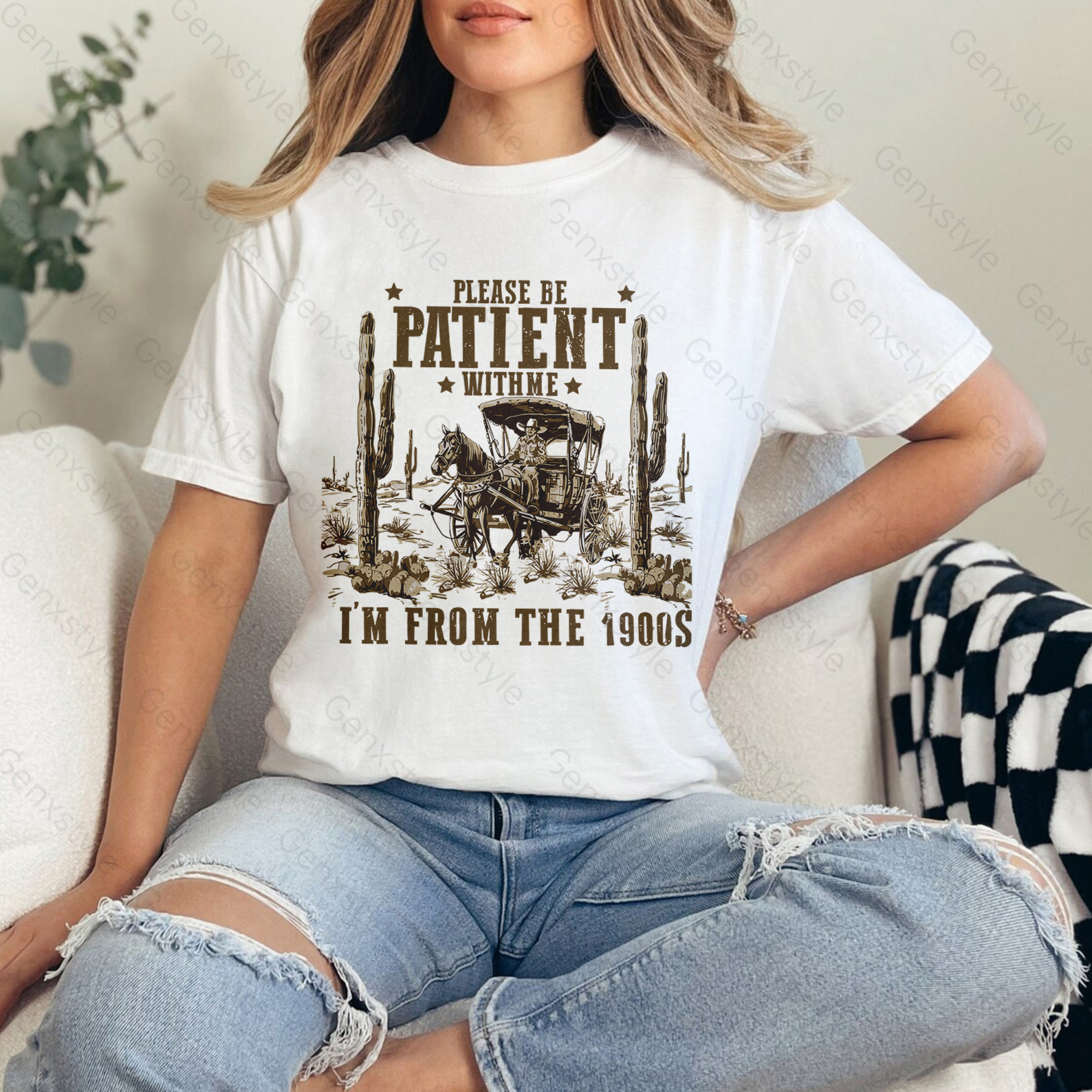 Please Be Patient with Me, I'm From the 1900's - Print Unisex Shirt XXX