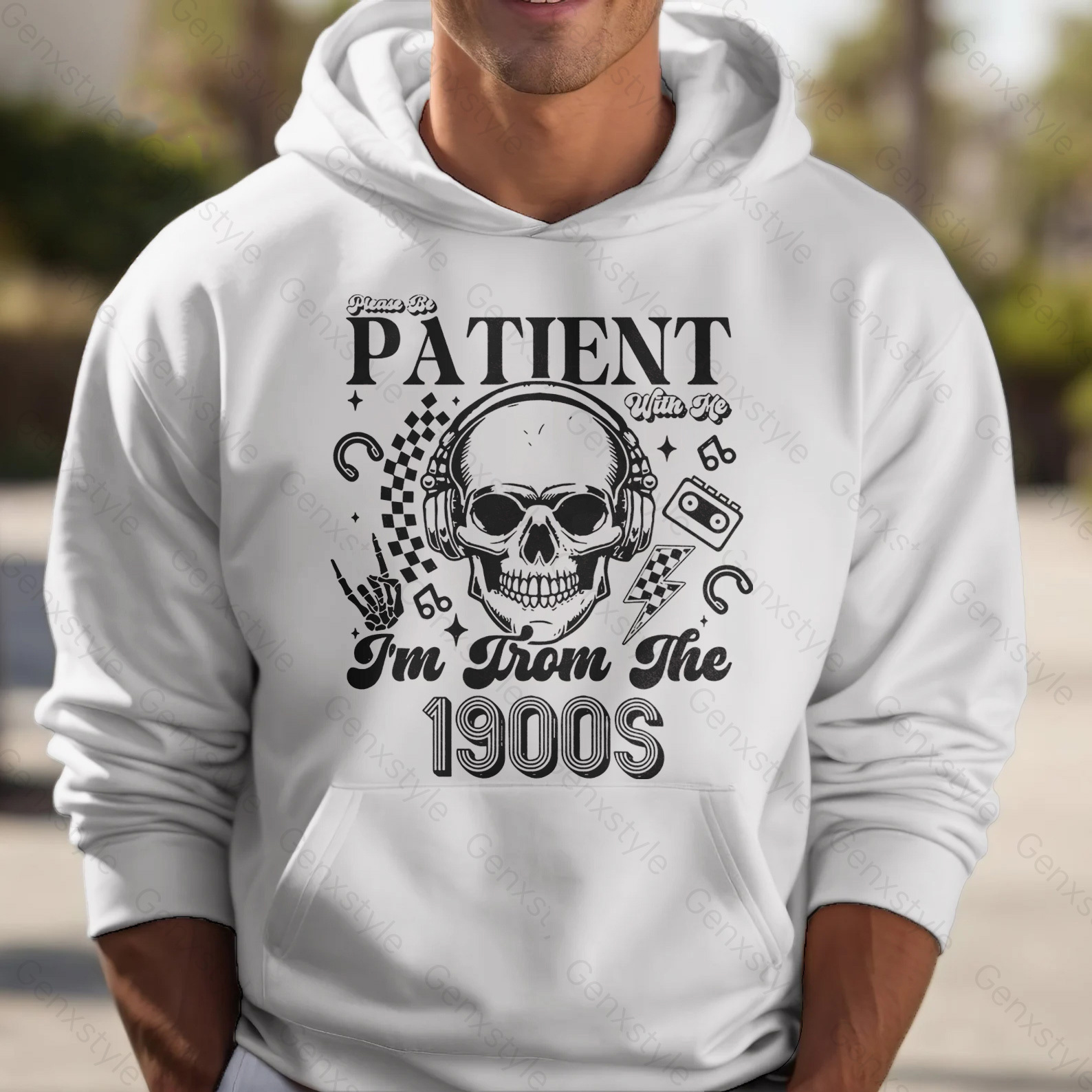 Please Be Patient with Me, I'm From the 1900's - Print Unisex Hoodie XXVII