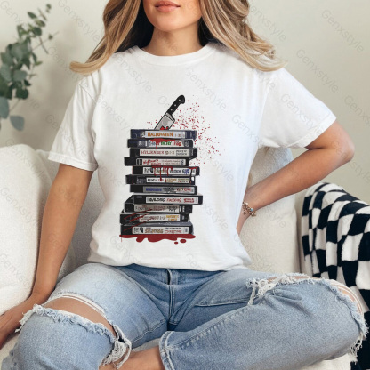 90s Style Halloween Movie T-shirt
