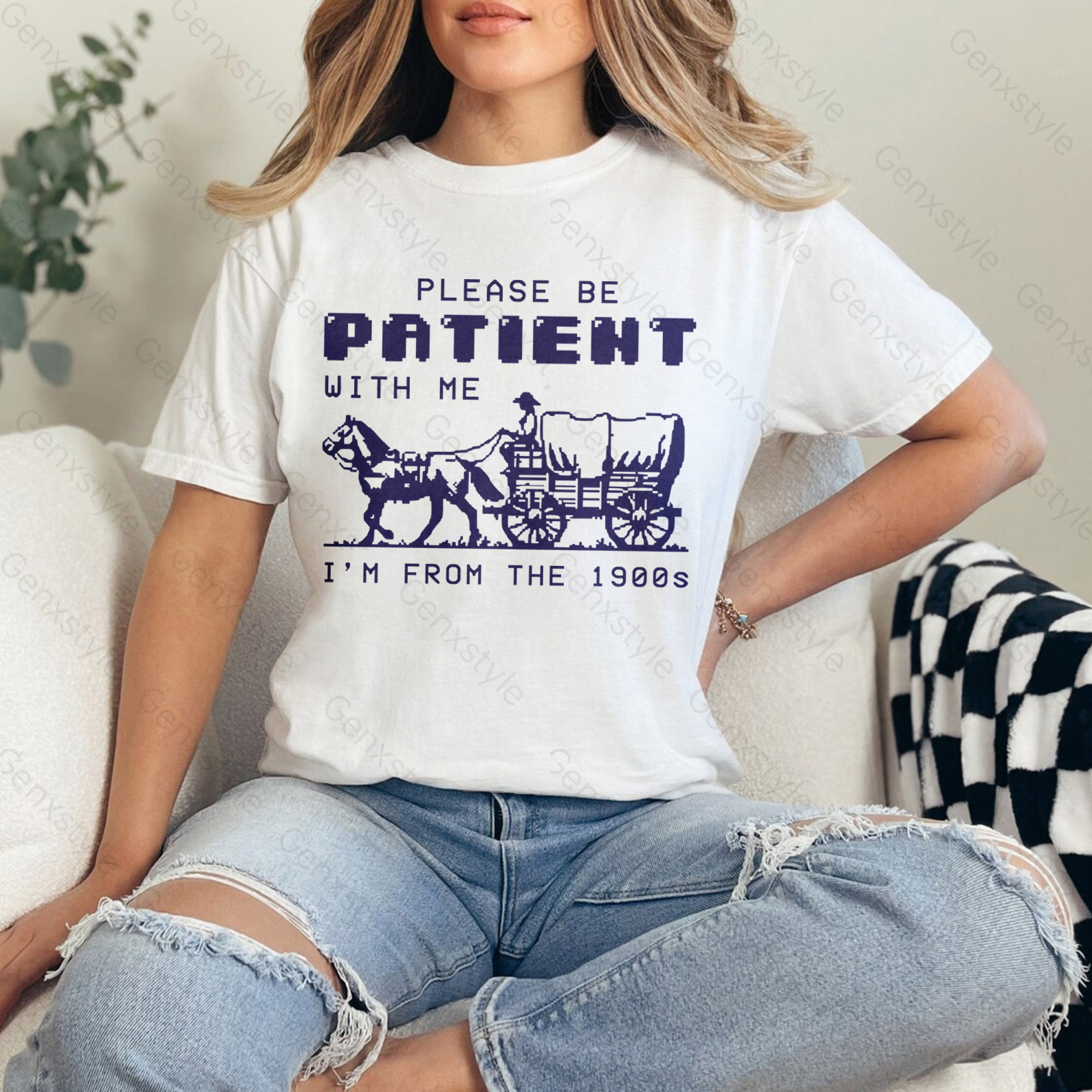 Please Be Patient with Me, I'm From the 1900's - Print Unisex Shirt XXIV