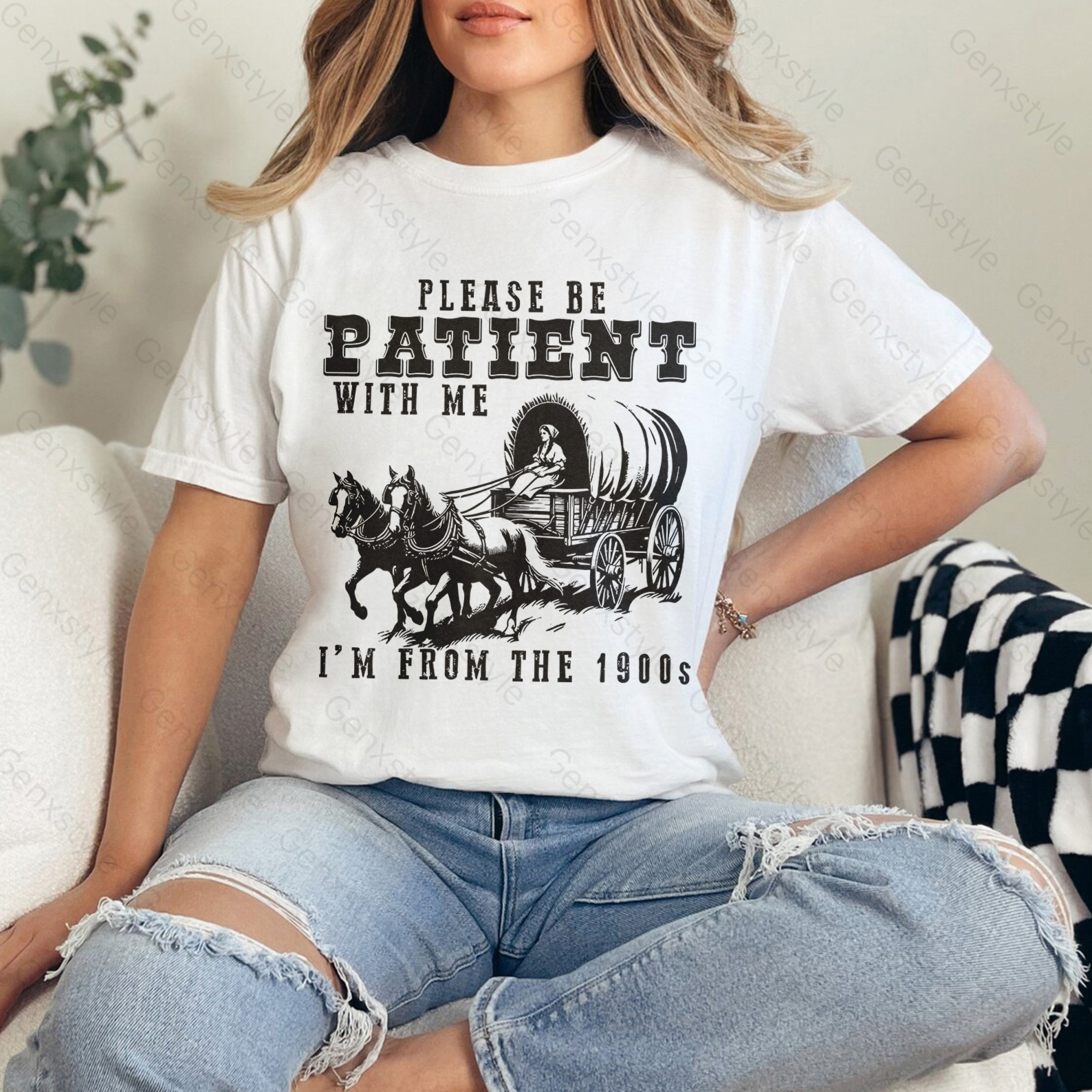 Please Be Patient with Me, I'm From the 1900's - Print Unisex Shirt XXV