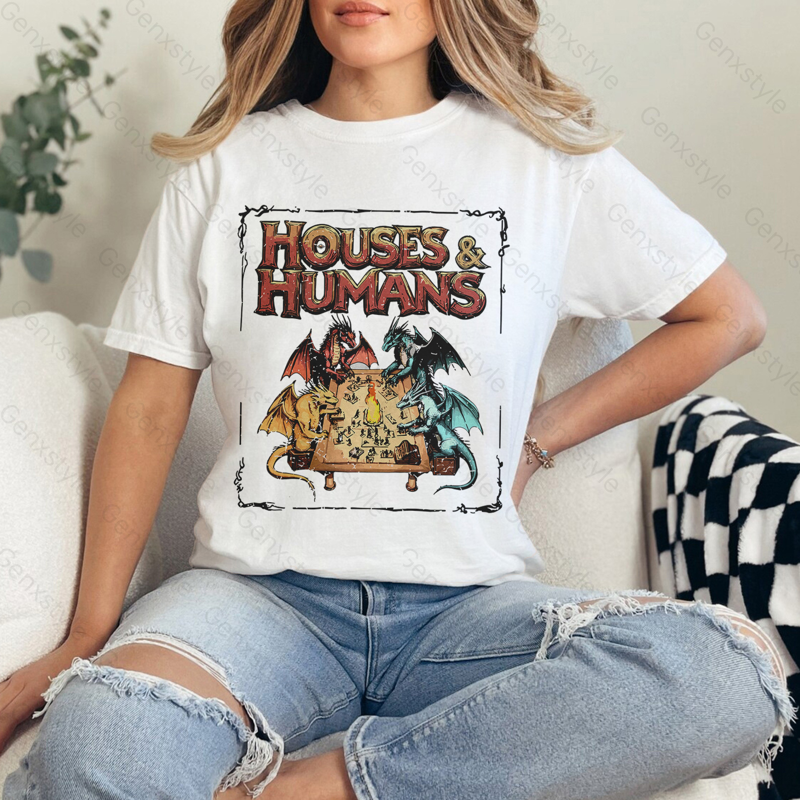 Houses and Humans D&D T-shirt