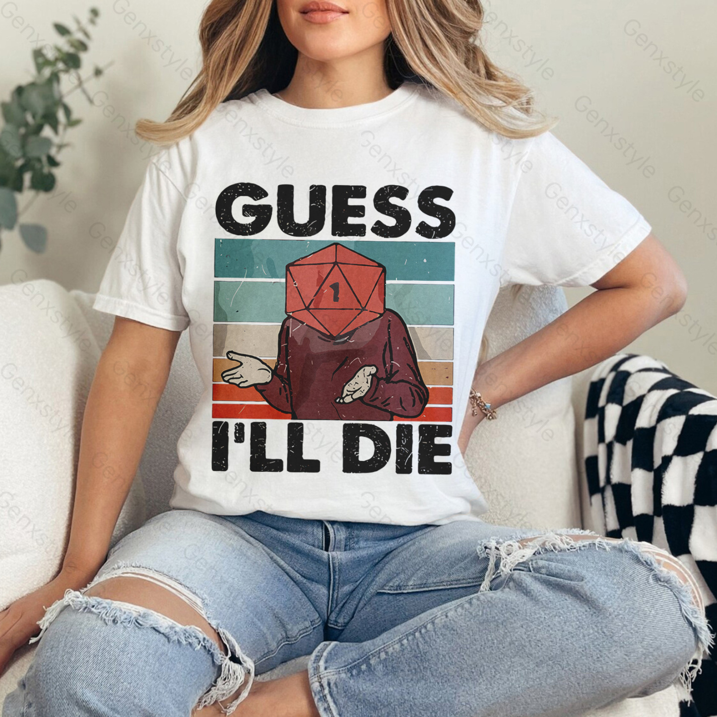 Guess I'll Die D&D Vintage T-shirt