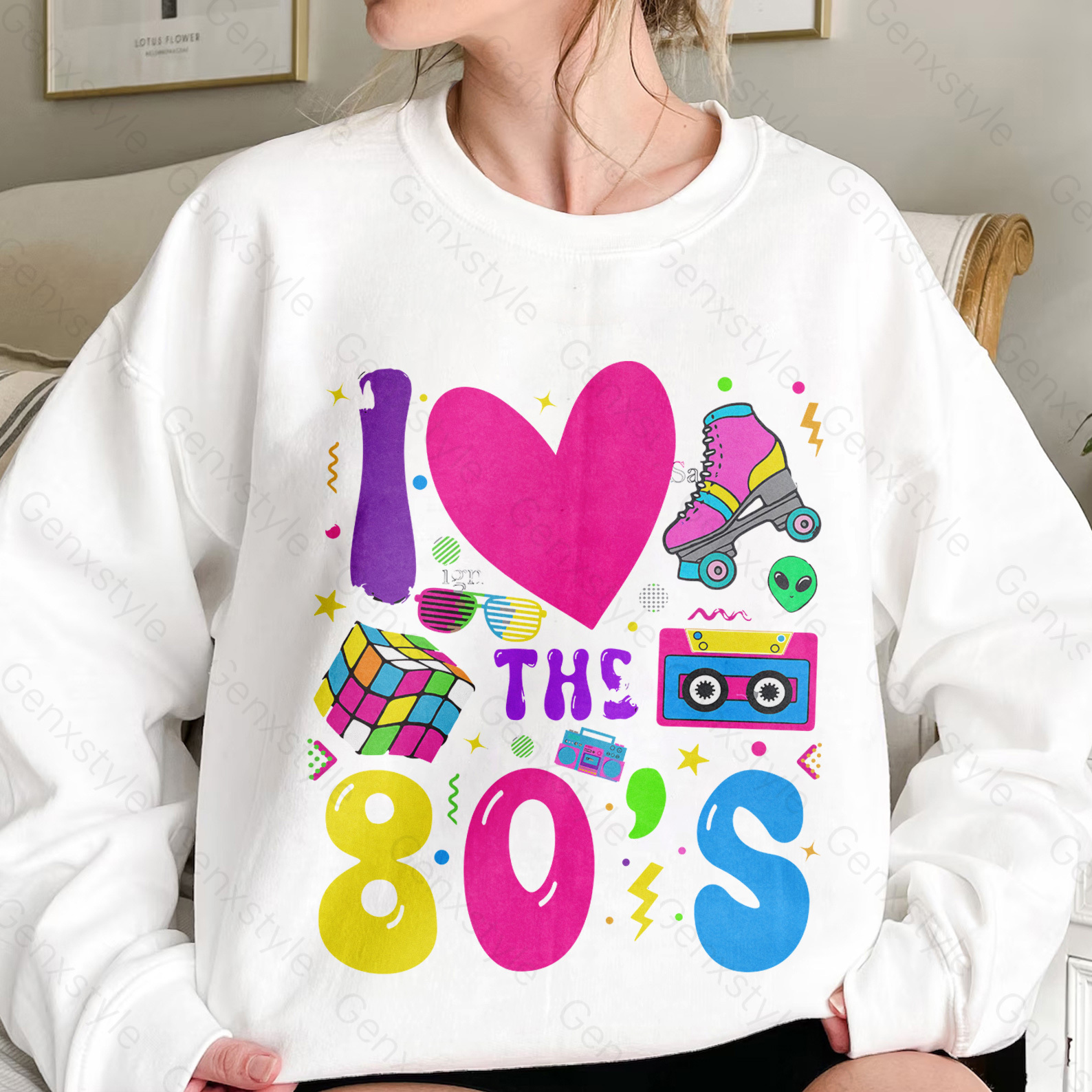 I Love The 80s Crewneck