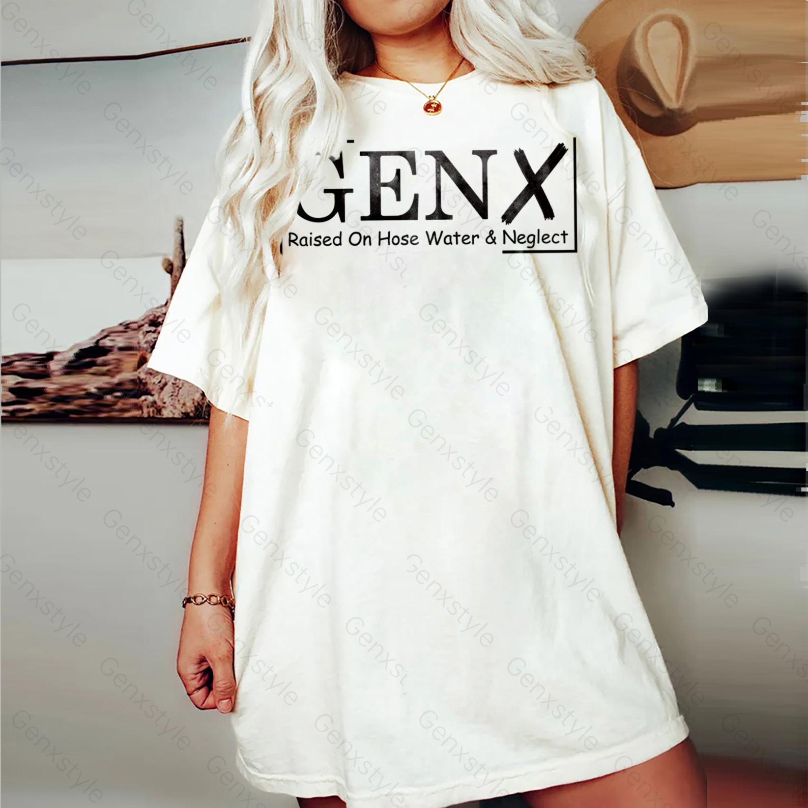 Washed Gen X Raised On Hose Water And Neglect T-shirt