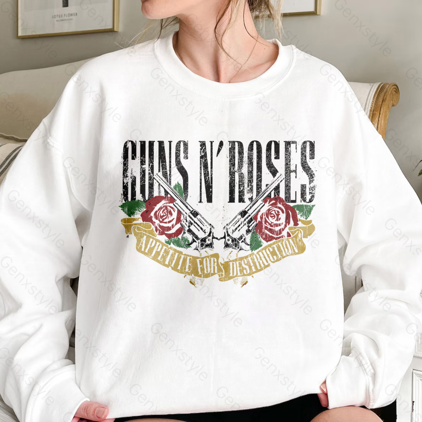 Guns n Roses Art Crewneck