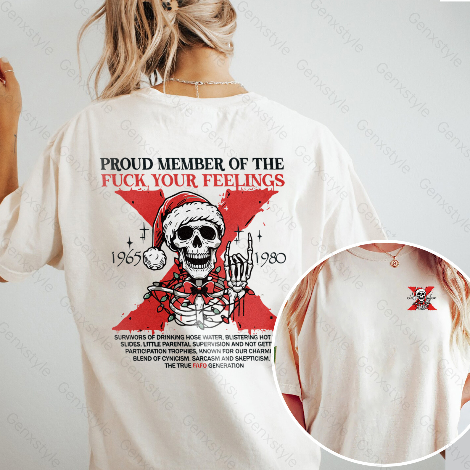 Washed Christmas Generation X T-shirt