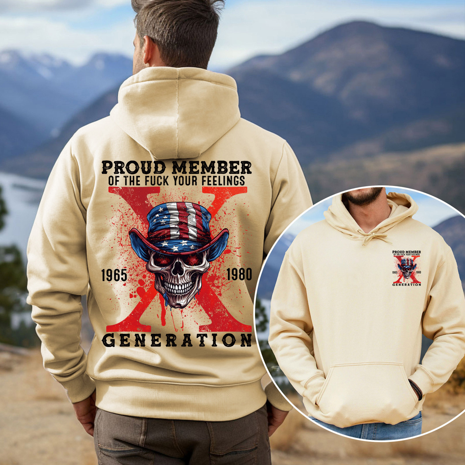 Proud Member Fck Your Feelings Generation X Hoodie