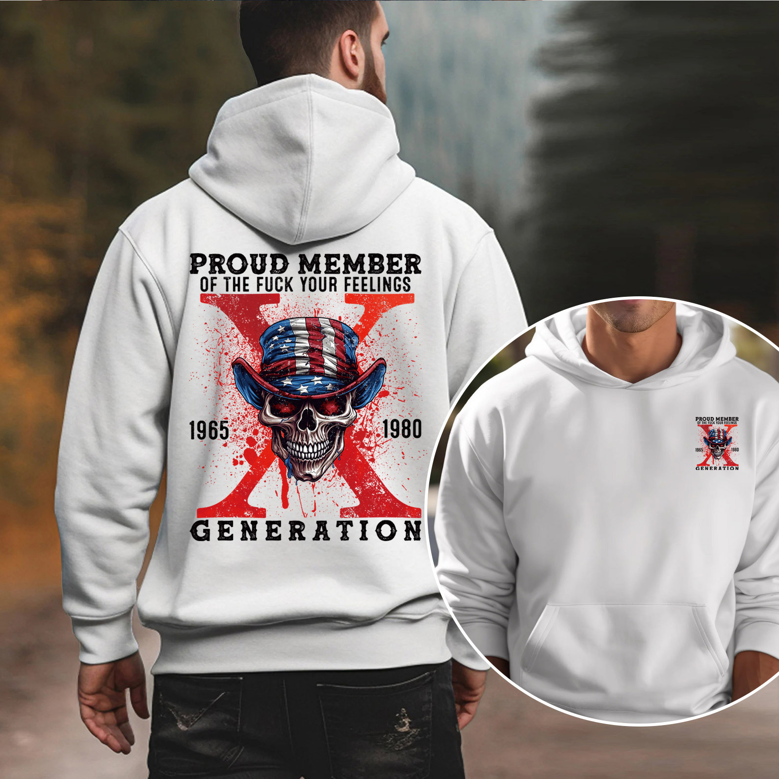 Proud Member Fck Your Feelings Generation X Hoodie