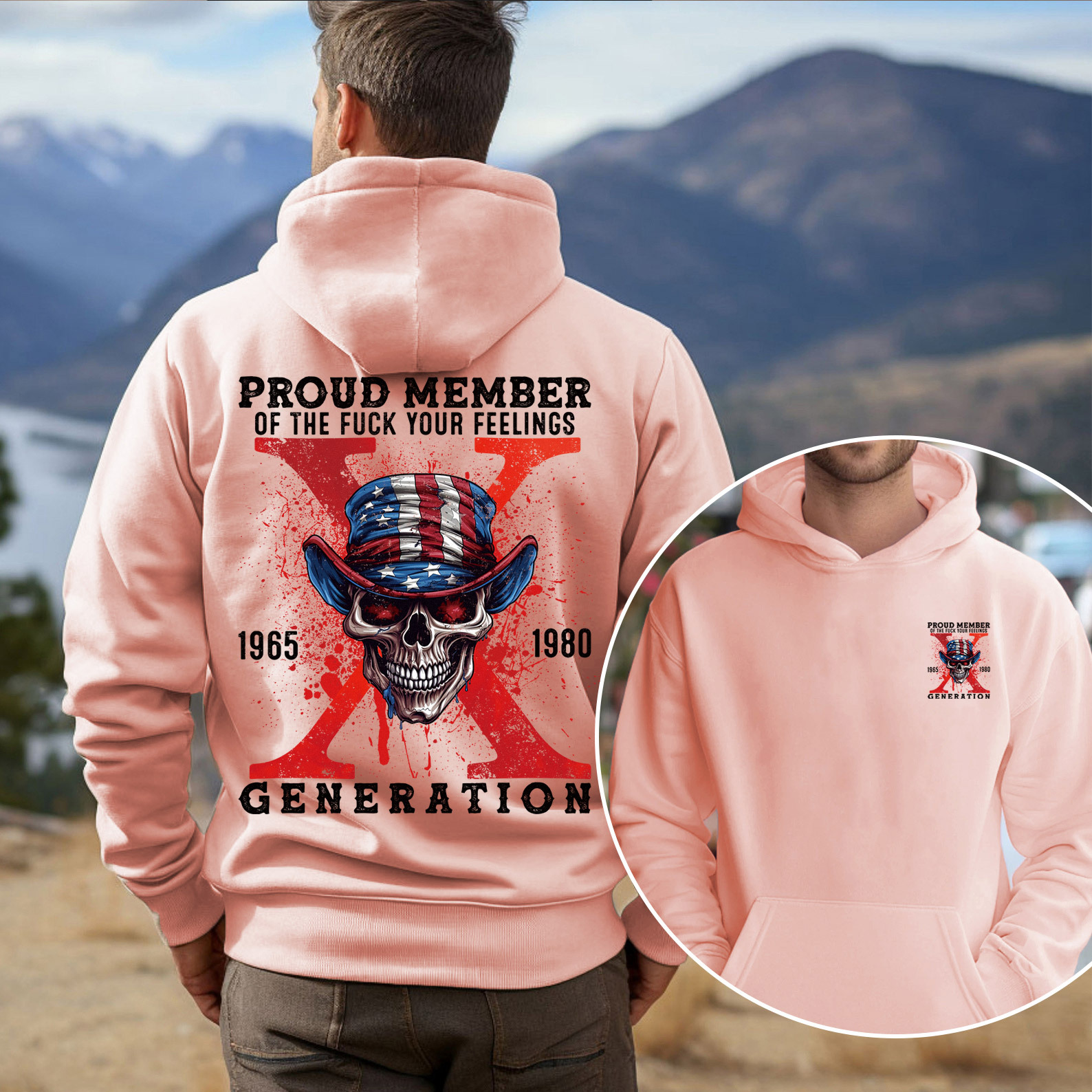 Proud Member Fck Your Feelings Generation X Hoodie