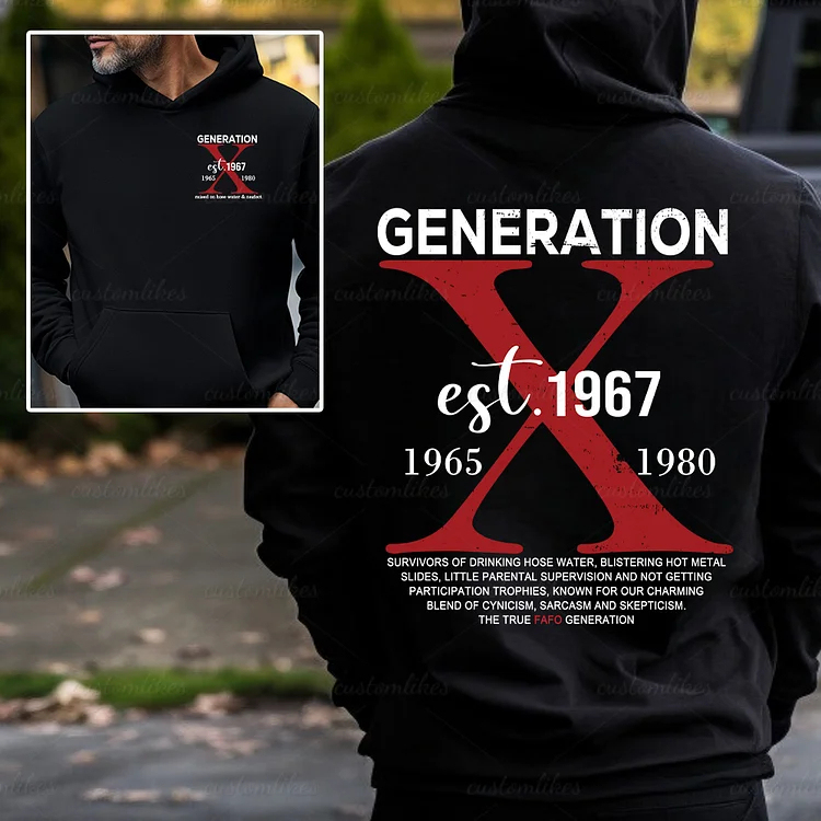 Custom Gen X Member Sweatshirt
