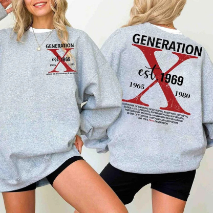 Custom Gen X Member Sweatshirt