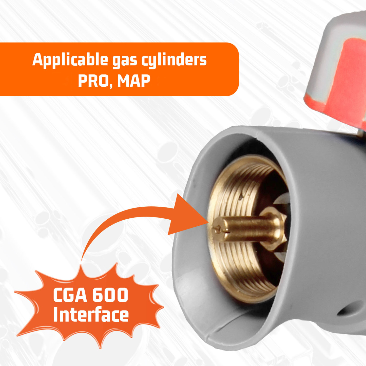  DOMINOX Propane Torch Head with Igniter, Trigger Start Soldering Torch Fuel By Propane, Map, Mapp Pro, Propane Torch Kit for Soldering, Brazing, Lighting, Melting and Cooking