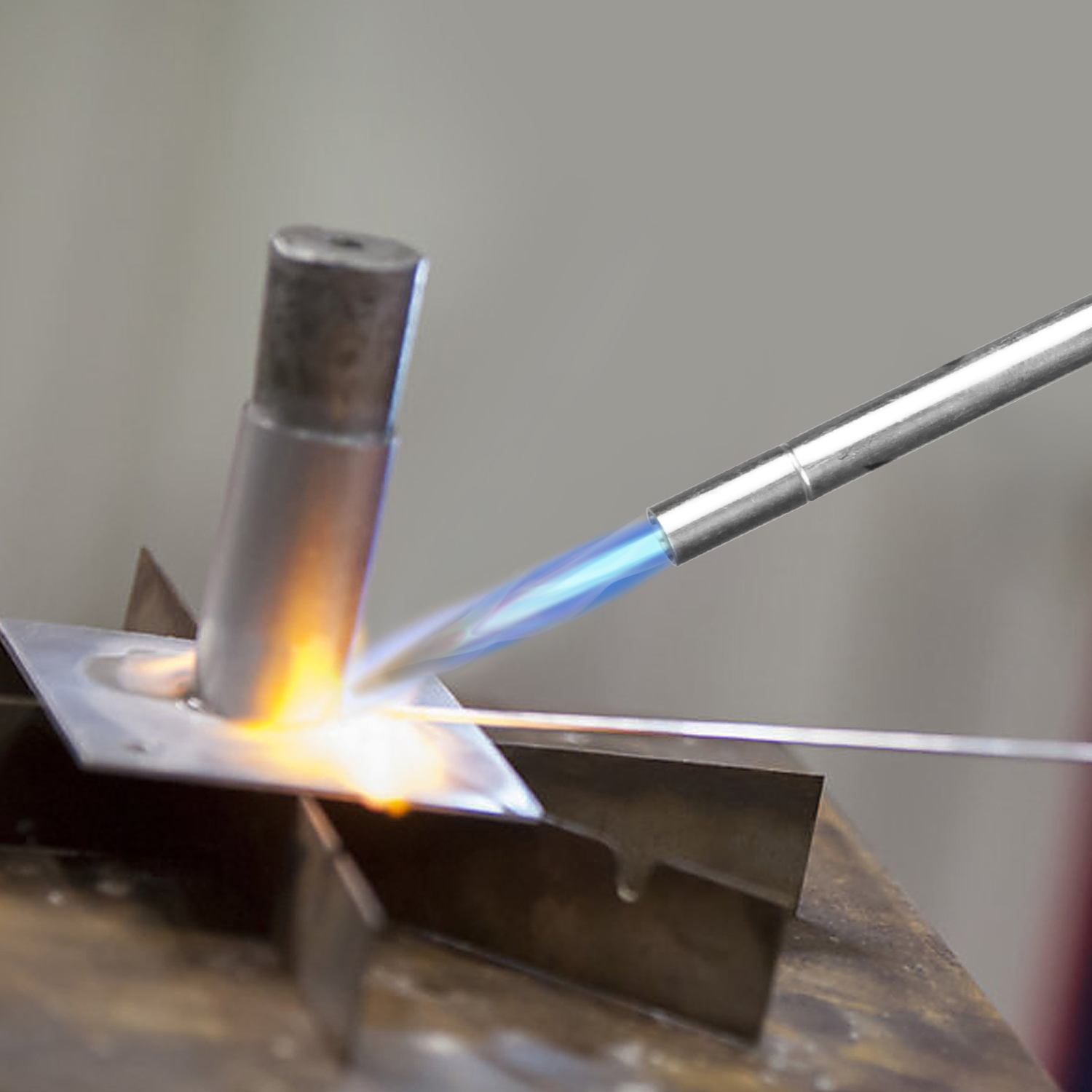  DOMINOX Propane Torch Head with Igniter, Trigger Start Soldering Torch Fuel By Propane, Map, Mapp Pro, Propane Torch Kit for Soldering, Brazing, Lighting, Melting and Cooking