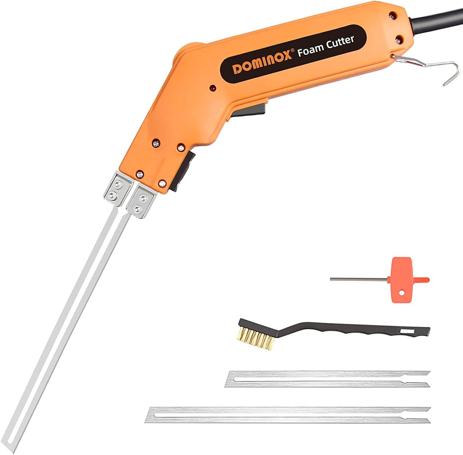 DOMINOX Hot Knife Foam Cutter, Foam Cutting Tool Kit, Heavy-duty Case Styrofoam Cutter for Cutting Foam Board Insulation, EPP, EPS, XPS, EVA, EPE, PU, KT Board, Sponge, Nylon