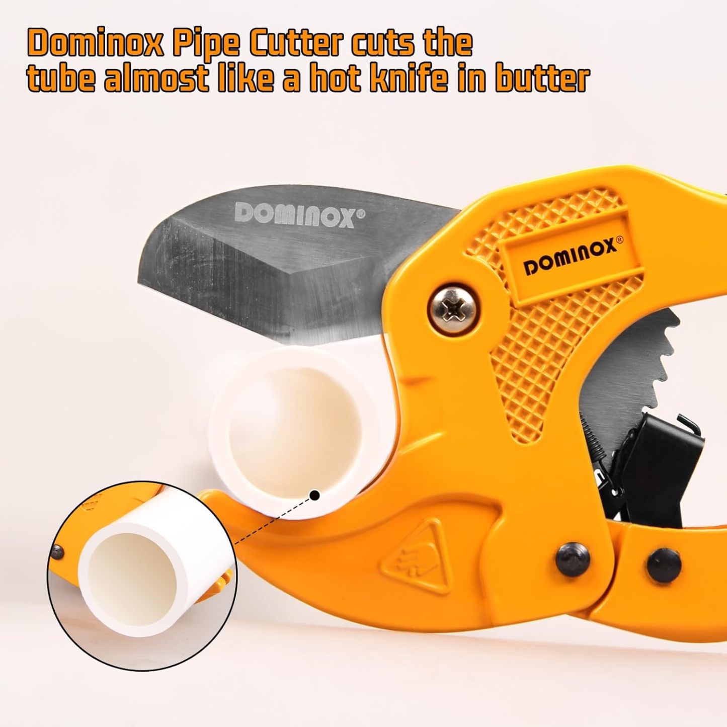 DOMINOX  DM-301L 1-5/8 Inch O.D. Ratchet-type PVC Pipe Cutter