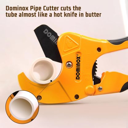  DOMINOX 2-1/2'' O.D. DM-317-64 Pipe Cutter, Professional Cutting PEX, PVC, and PPR Pipe, Etc, SK5 Blade and Aluminum Alloy Body, One-hand Rapid Cutting Tool for the Pipe