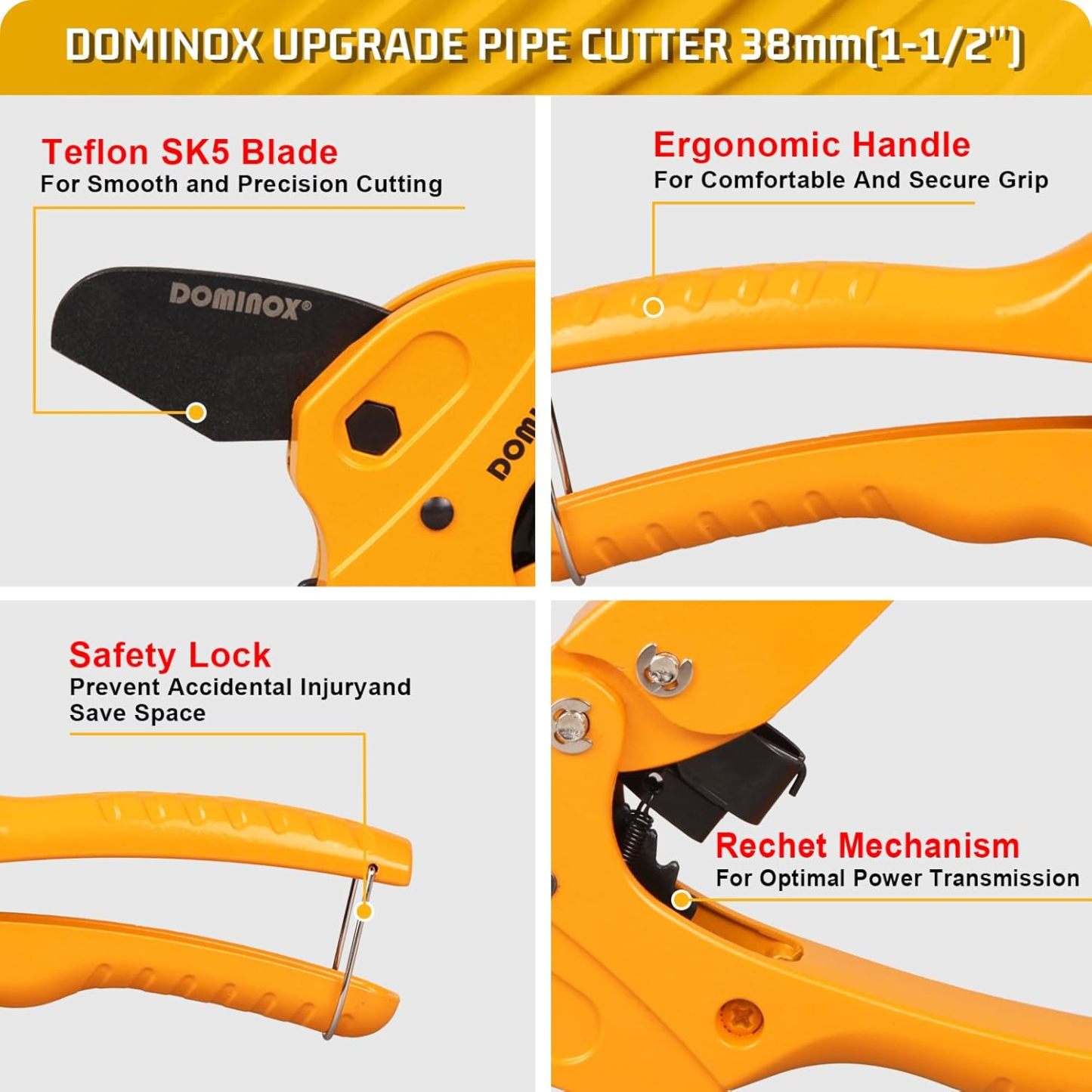 DOMINOX DM-42mm 1-1/4'' Pipe Cutter