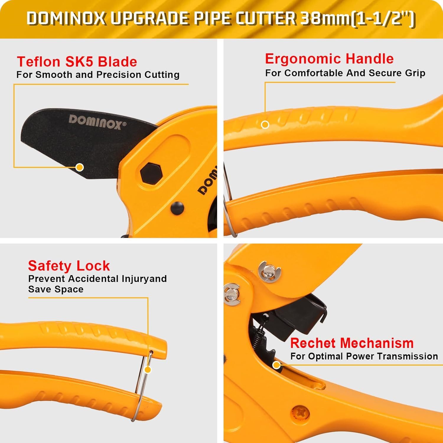 DOMINOX DM-42mm 1-1/4'' Pipe Cutter