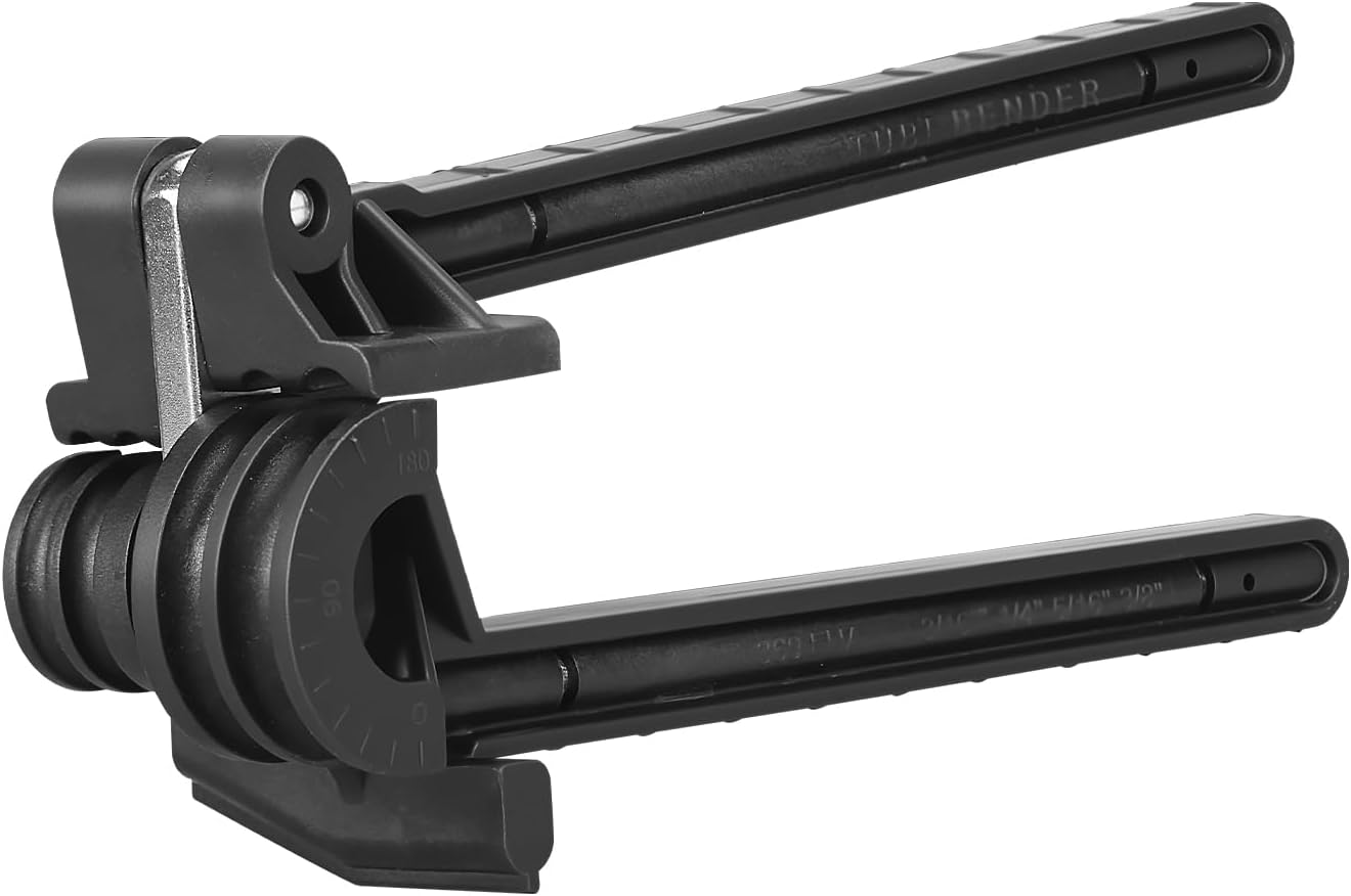 DOMINOX DM-CT-369FHA 4-IN-1 Tube Bender, Outer Diameter 3/16", 1/4", 5/16", 3/8", 0-180° Manual Pipe Bender Tool