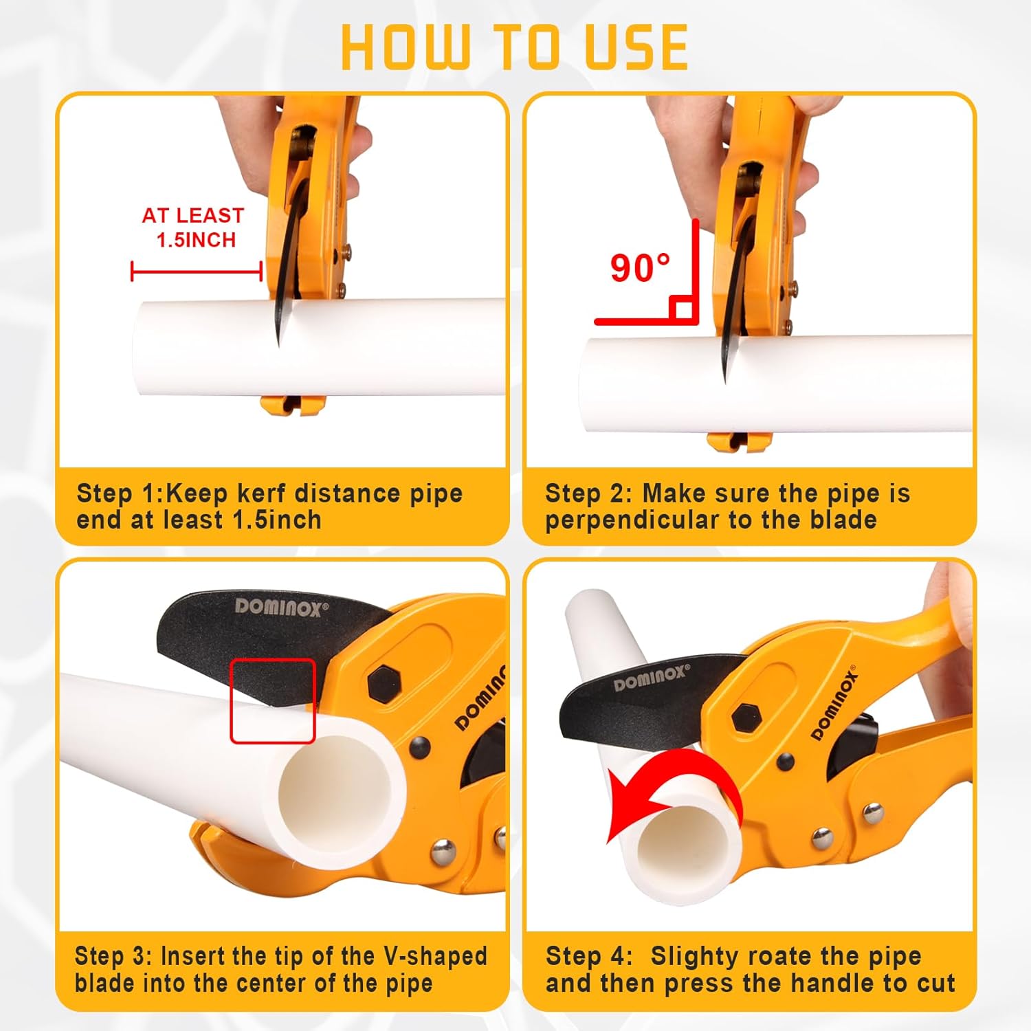 DOMINOX DM-42mm 1-1/4'' Pipe Cutter