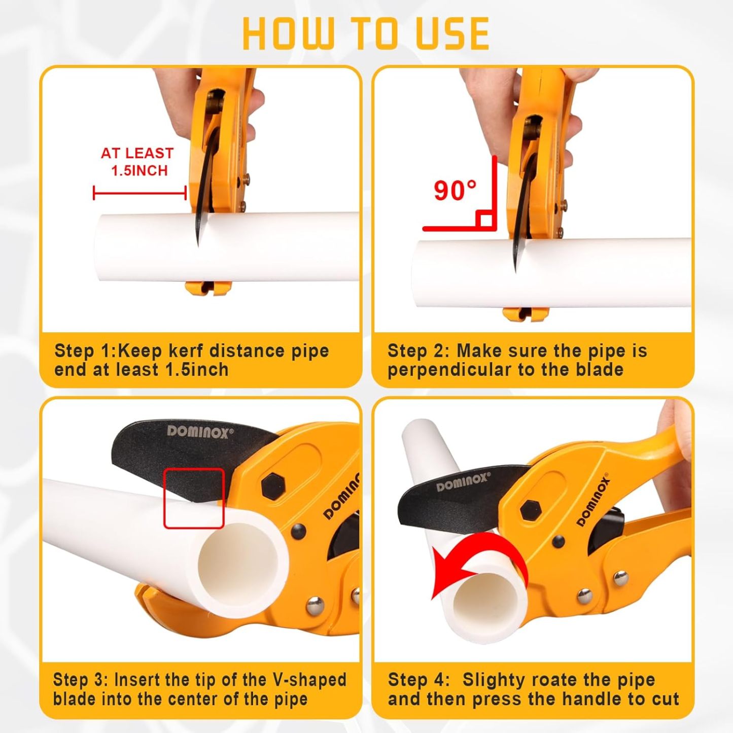 DOMINOX DM-42mm 1-1/4'' Pipe Cutter