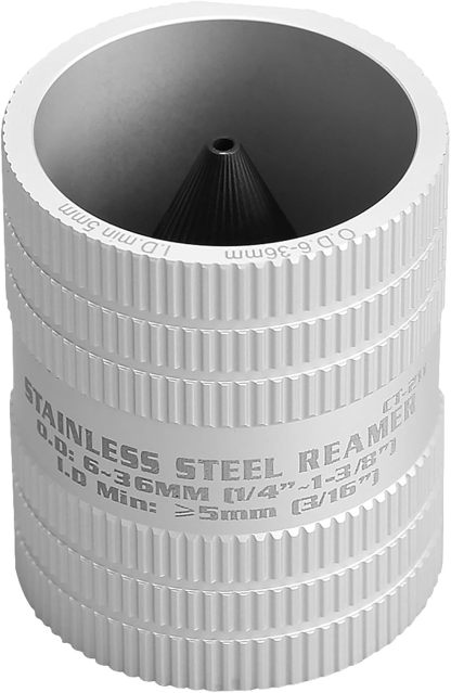 DOMINOX DM-CT-212 1/4" to 1-3/8" O.D. Tubing and Pipe Reamer, Deburring Tool 