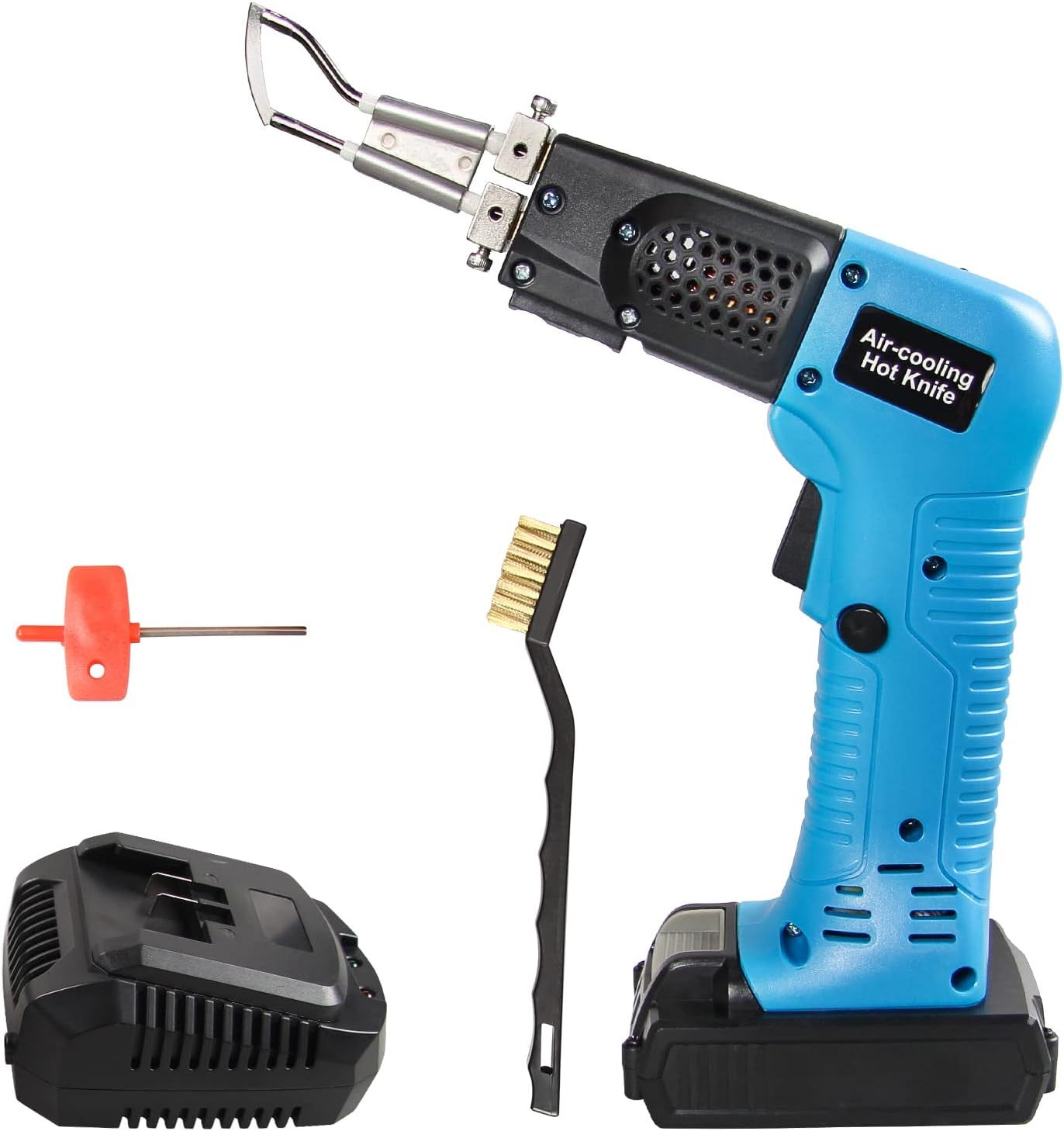 DOMINOX DM-KD-100-3 Cordless Electric Fabric Cutter Kit - DC 18V Heated Knife