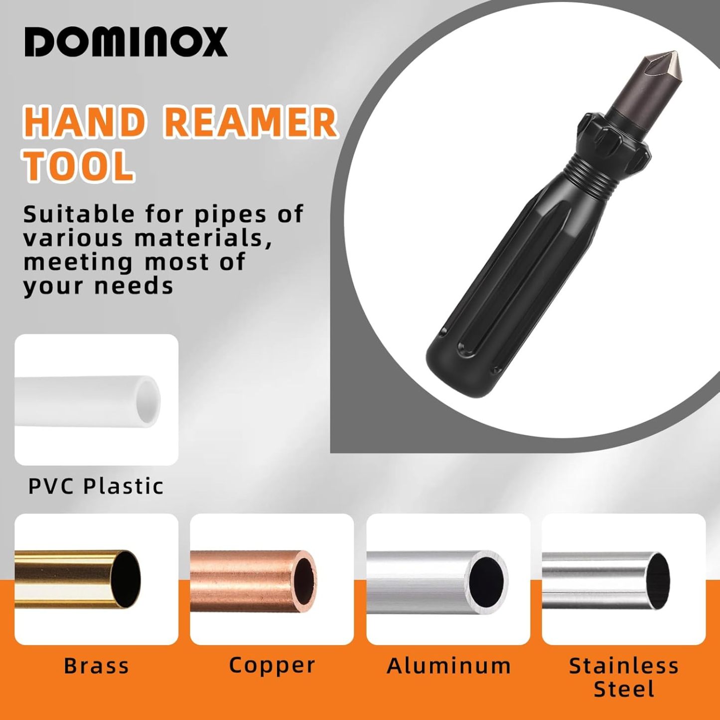 DOMINOX CT-213 1/2" Copper Pipe Deburring Tool