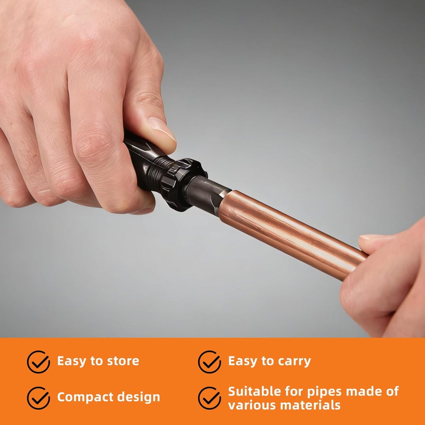 DOMINOX CT-213 1/2" Copper Pipe Deburring Tool