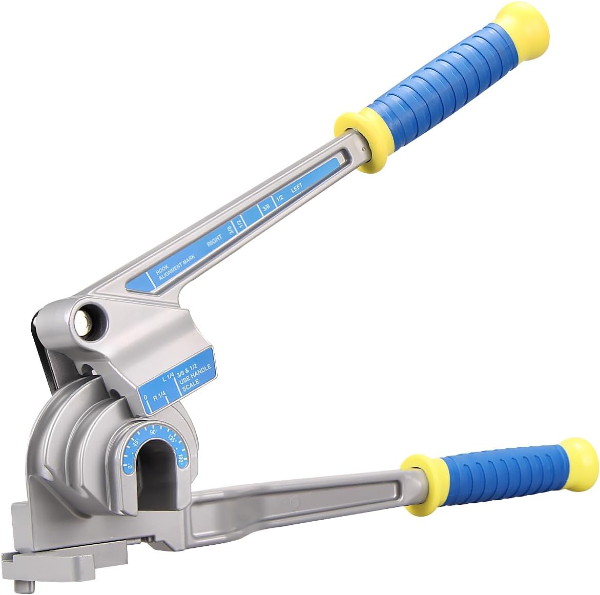 DOMINOX DM-CT-612A 3-IN-1 Tube Bender, Outer Diameter 1/4", 3/8", 1/2" (12.7 mm), 0-180° Manual Pipe Bender Tool