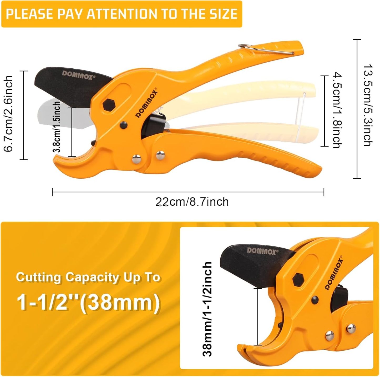 DOMINOX DM-42mm 1-1/4'' Pipe Cutter