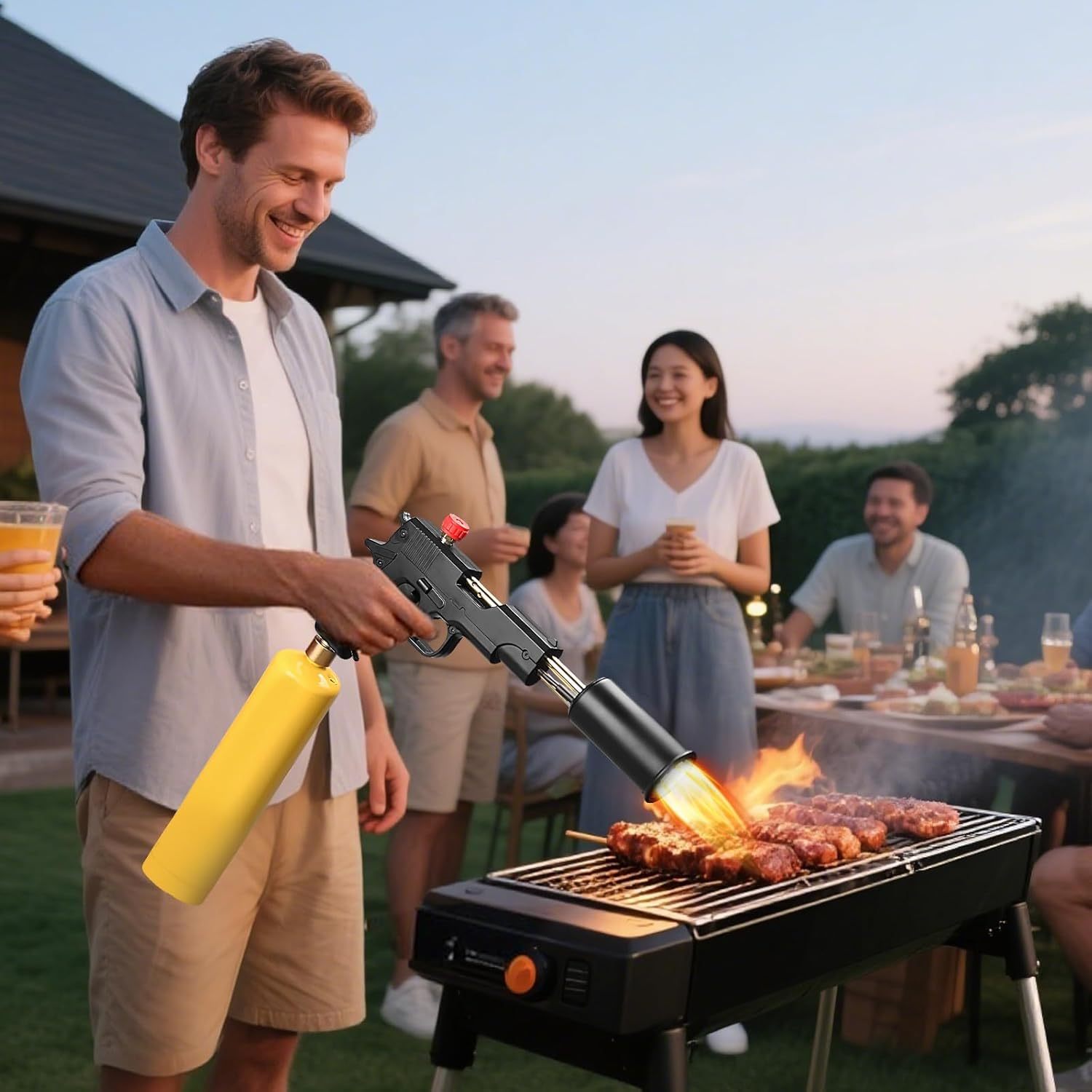 DOMINOX DM-PQ888 Propane Torch Grill & Cooking