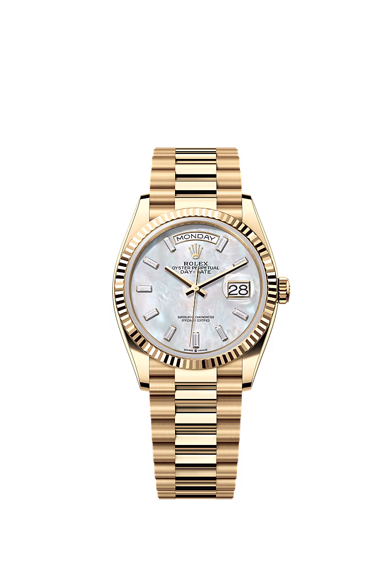 Day-Date 36  Oyster, 36 mm, yellow gold  Reference 128238