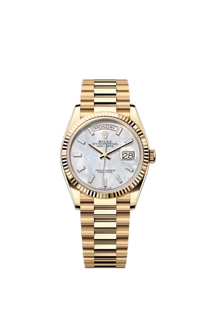 Day-Date 36  Oyster, 36 mm, yellow gold  Reference 128238