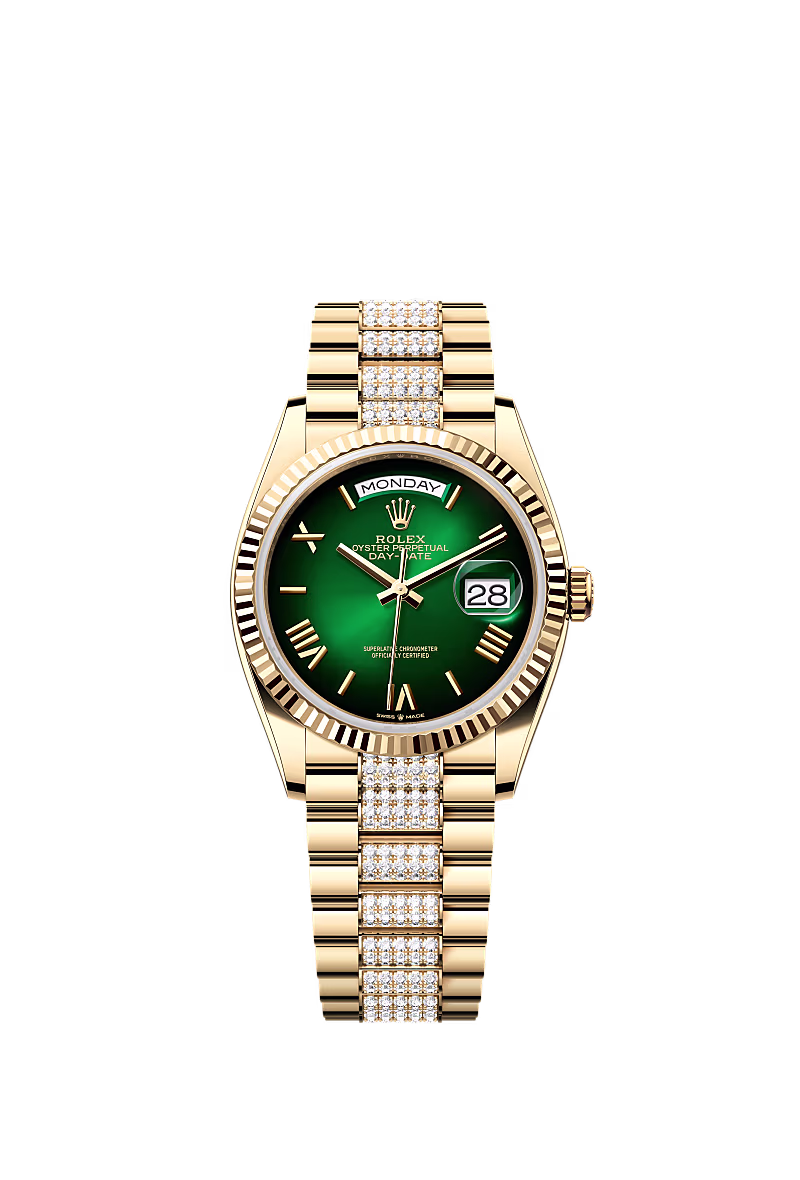 Day-Date 36  Oyster, 36 mm, yellow gold  Reference 128238