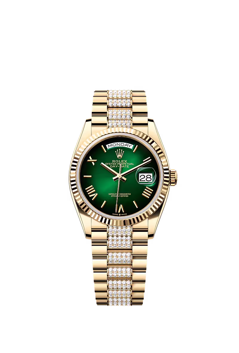 Day-Date 36  Oyster, 36 mm, yellow gold  Reference 128238