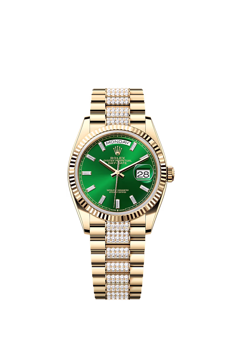 Day-Date 36  Oyster, 36 mm, yellow gold  Reference 128238