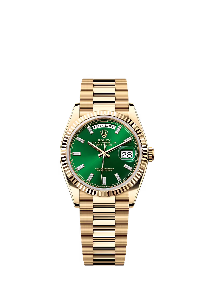Day-Date 36  Oyster, 36 mm, yellow gold  Reference 128238