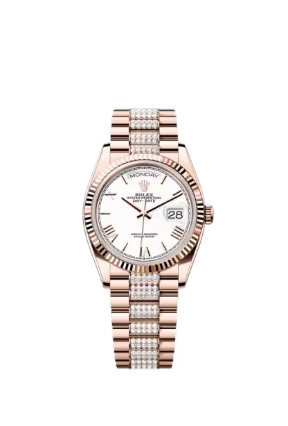 Day-Date 36  Oyster, 36 mm, Everose gold  Reference 128235