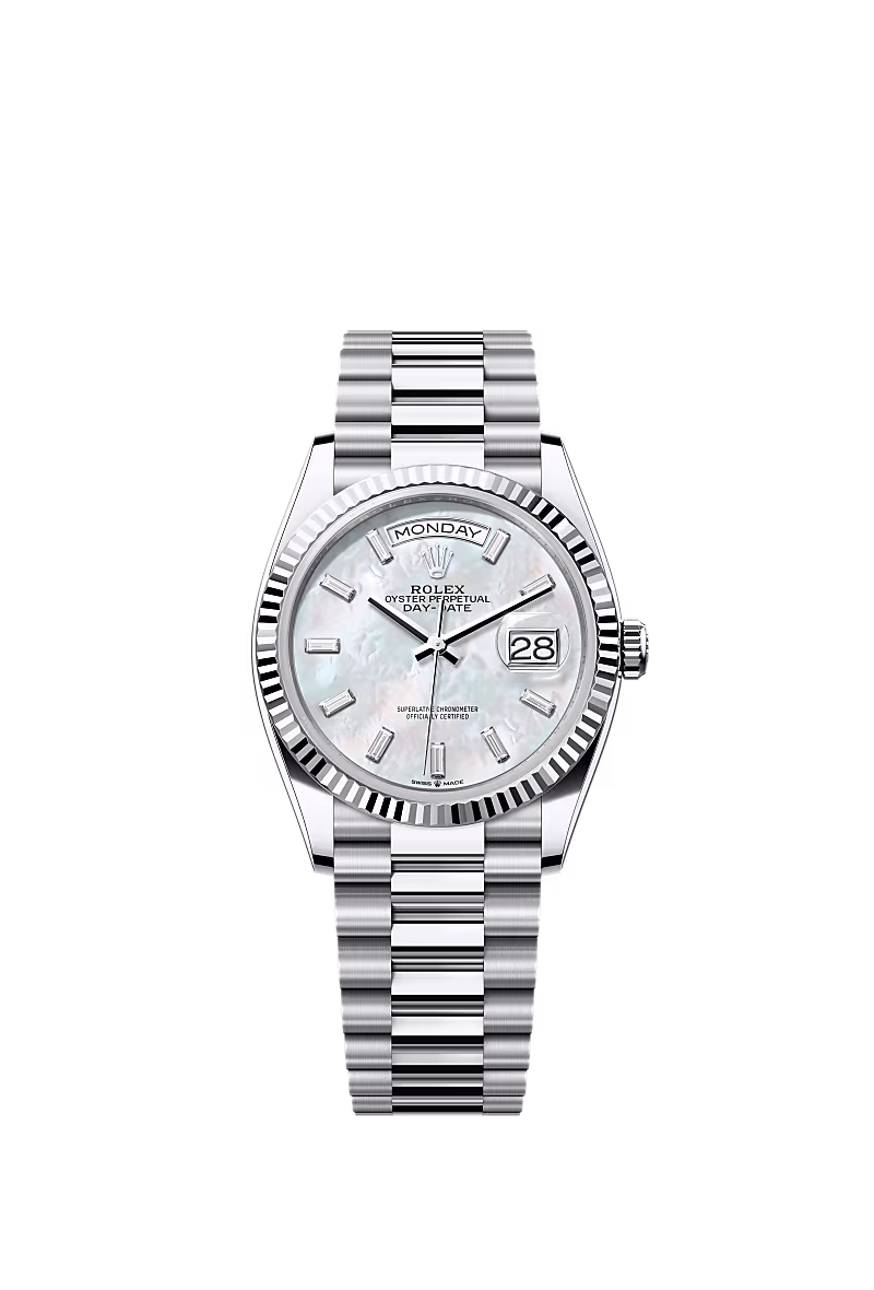Day-Date 36  Oyster, 36 mm, platinum  Reference 128236