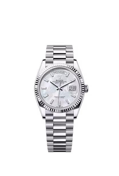 Day-Date 36  Oyster, 36 mm, platinum  Reference 128236