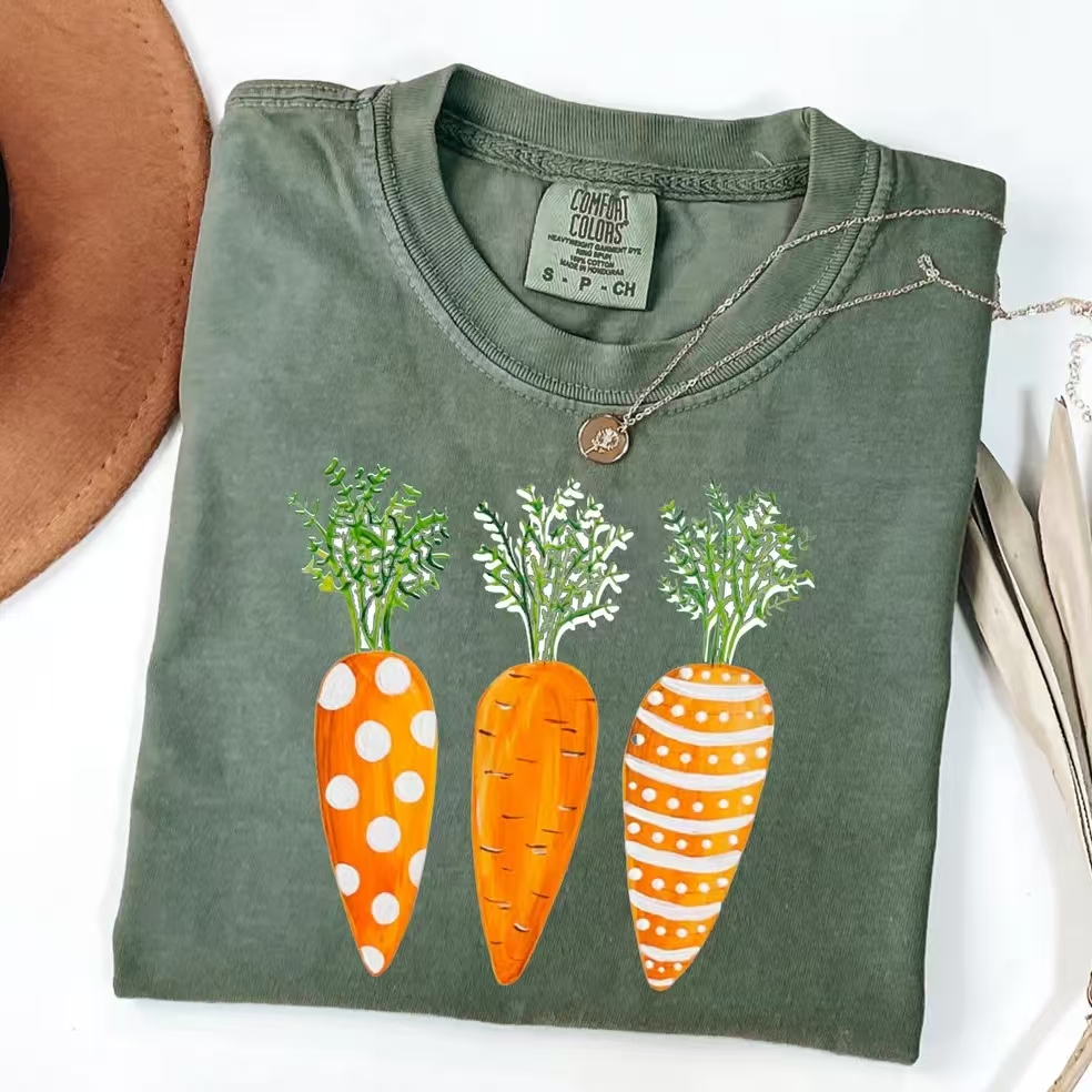 Comfort Colors Cute Easter Carrots T-Shirt