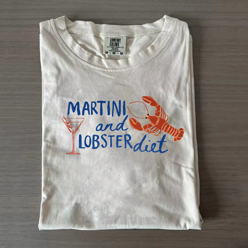 Martini and Lobster Diet T-Shirt