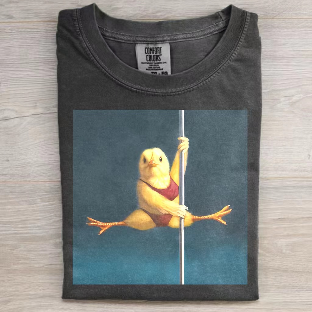 Pole Dancing Chicken T-Shirt