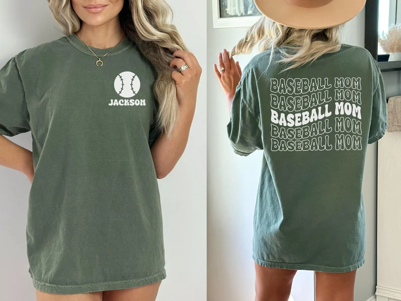 Retro Baseball Comfort Colors T-Shirt